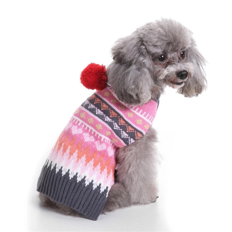 Dog Christmas Sweater With A Hat