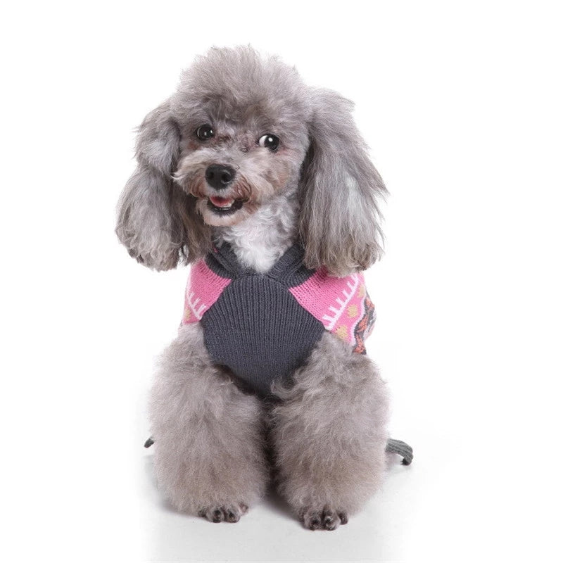 Dog Christmas Sweater With A Hat