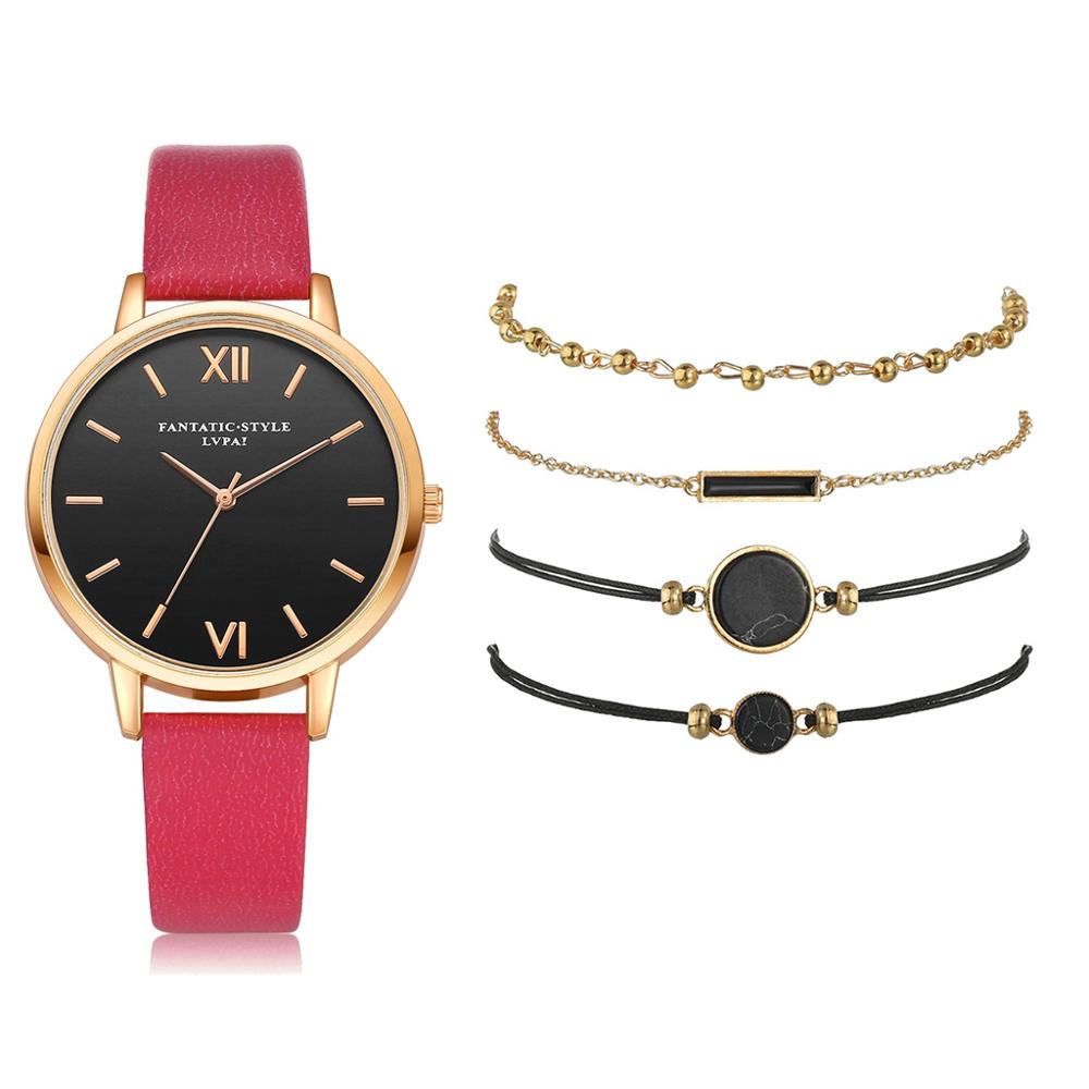 Woman's 5pcs Clock Set