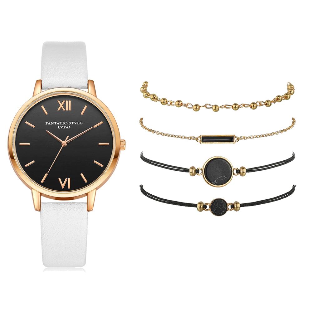 Woman's 5pcs Clock Set