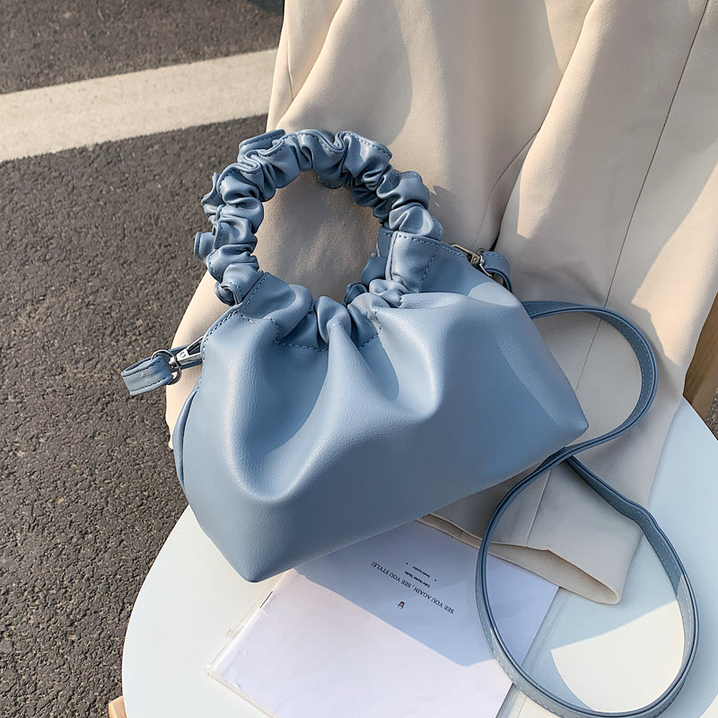 Solid Color Shoulder Messenger Bag