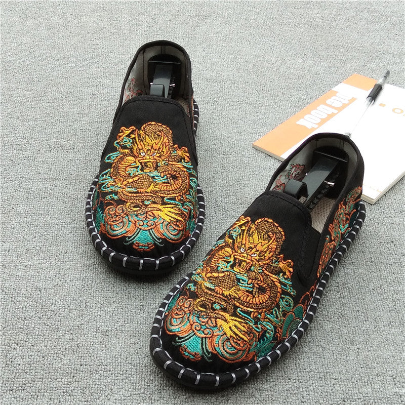 Men's Embroidery Casual Shoe