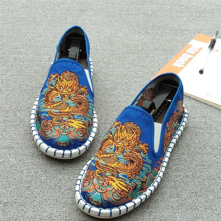 Men's Embroidery Casual Shoe