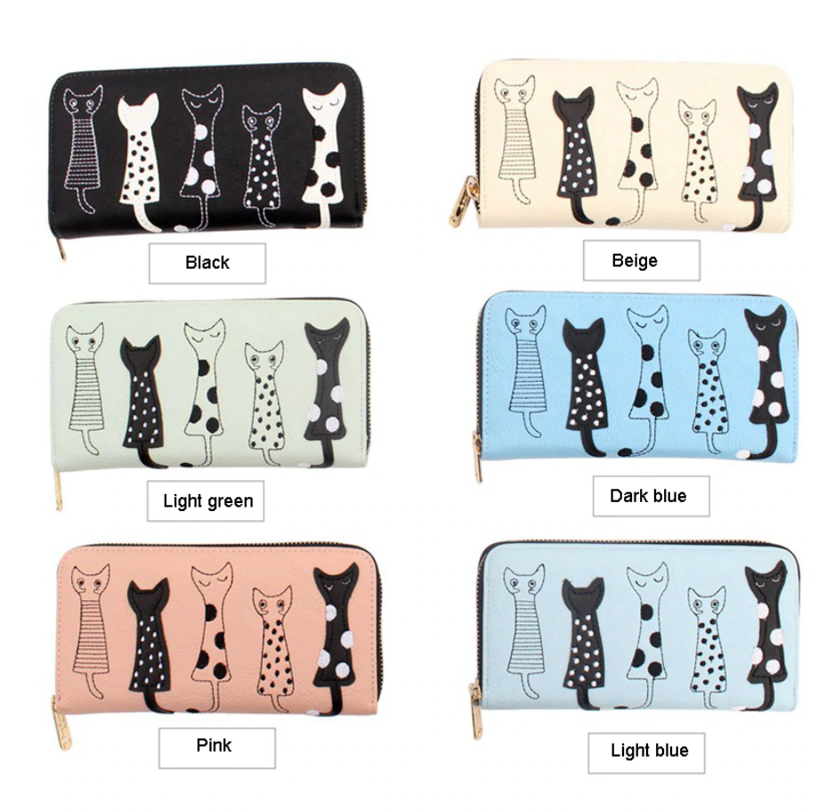 Cat Women Cute Wallet