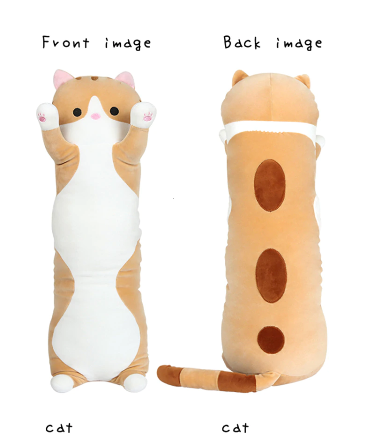 Cute Cat Plush Pillow