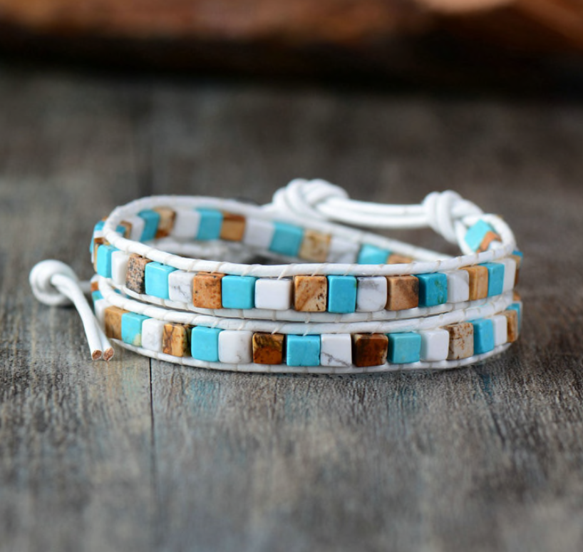 Stone & Cord Bracelet
