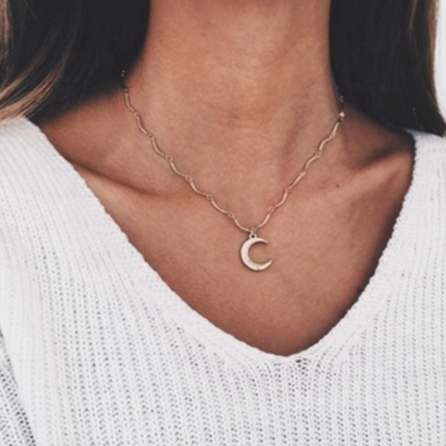 Crescent Moon Pendant