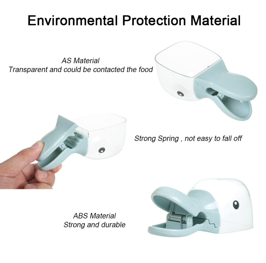 Pet Food Clip & Spoon