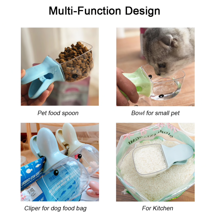 Pet Food Clip & Spoon