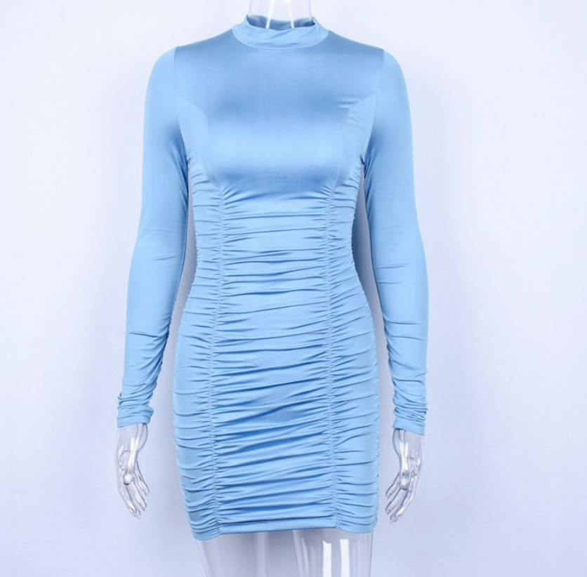 Long Sleeves Mini Dress