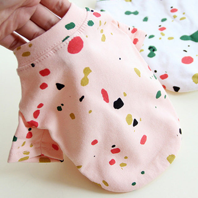 Spring & Autumn Pet Graffiti Dress