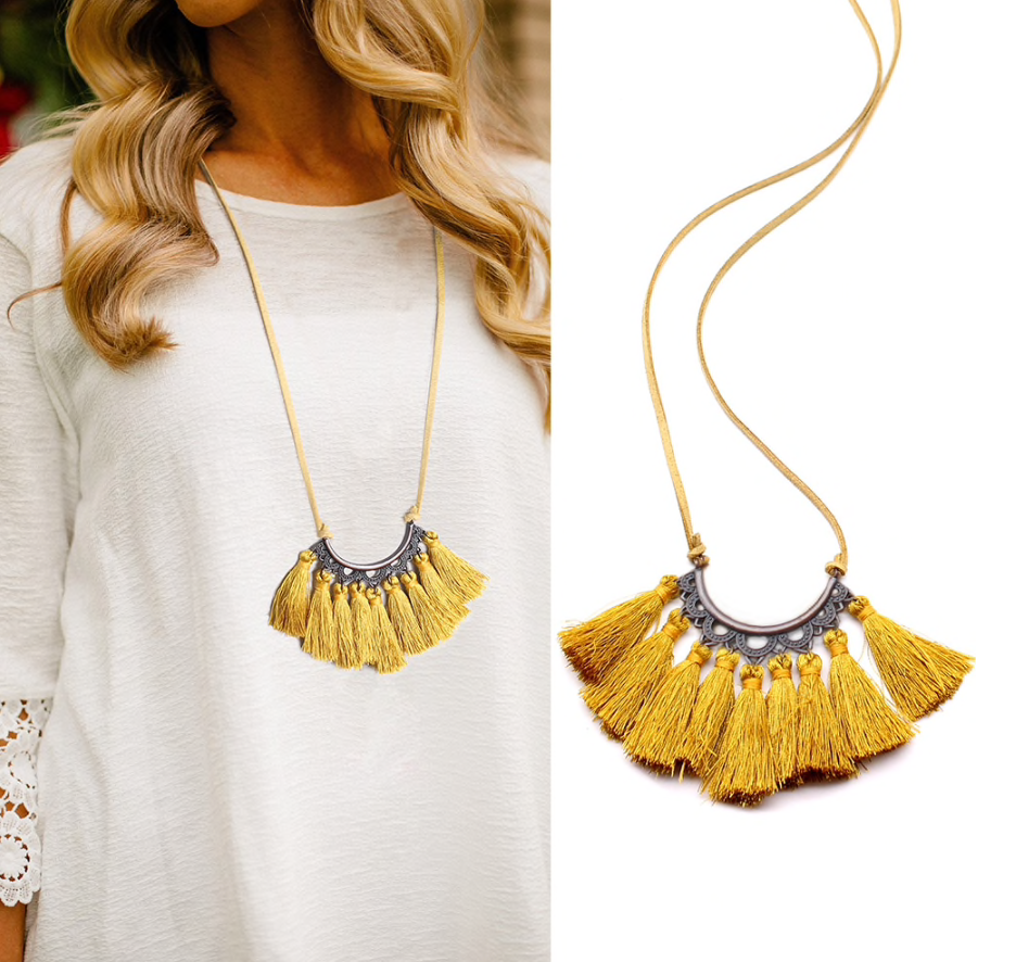 Boho Tassel Necklace