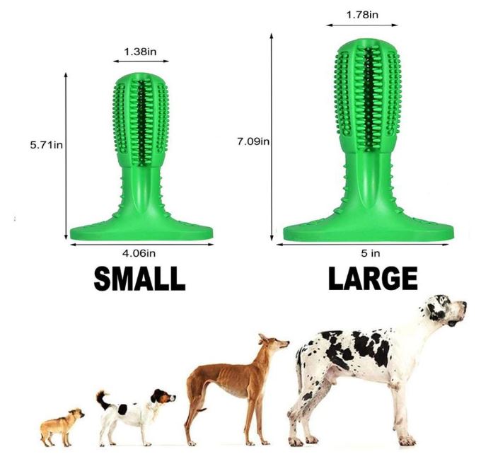 Silicone Dog Toothbrush & Toy