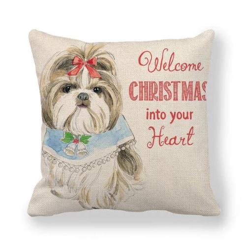 【Christmas Sale-BUY 2 GET Extra 10% DISCOUNT】Handmade Dog Christmas Pillow Case - ChoiceBird