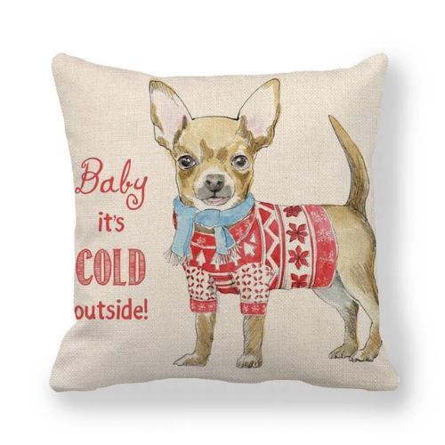 【Christmas Sale-BUY 2 GET Extra 10% DISCOUNT】Handmade Dog Christmas Pillow Case - ChoiceBird