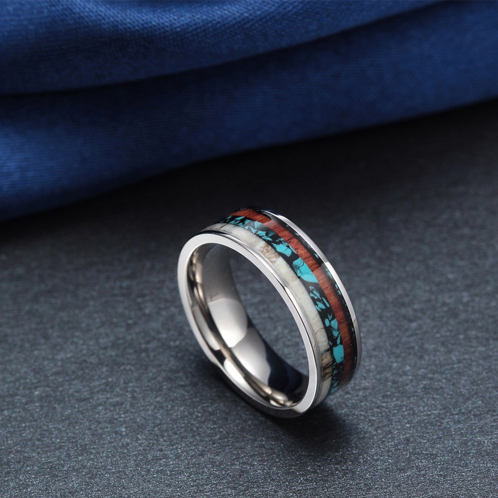 Natural Titanium Ring - ChoiceBird