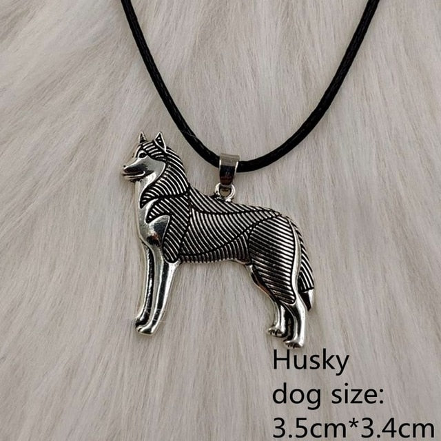 Dog Antique Silver Pendant{VIP Gift}