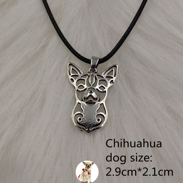 Dog Antique Silver Pendant{VIP Gift}