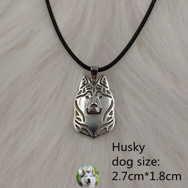 Dog Antique Silver Pendant{VIP Gift}