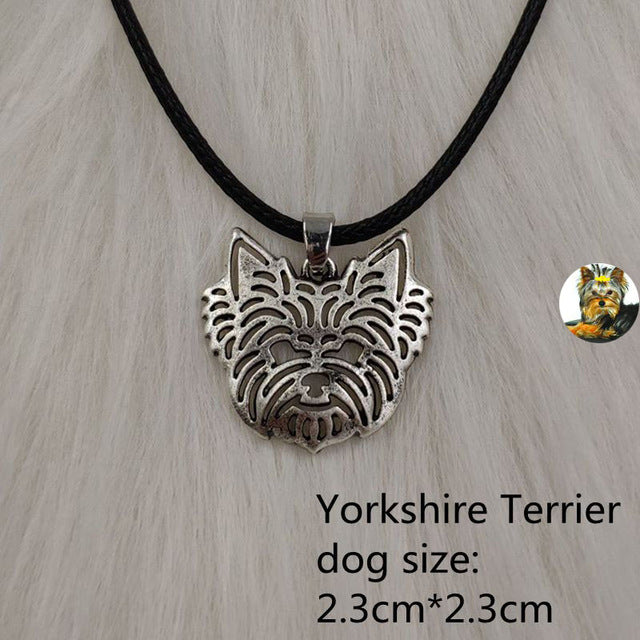 Dog Antique Silver Pendant{VIP Gift}