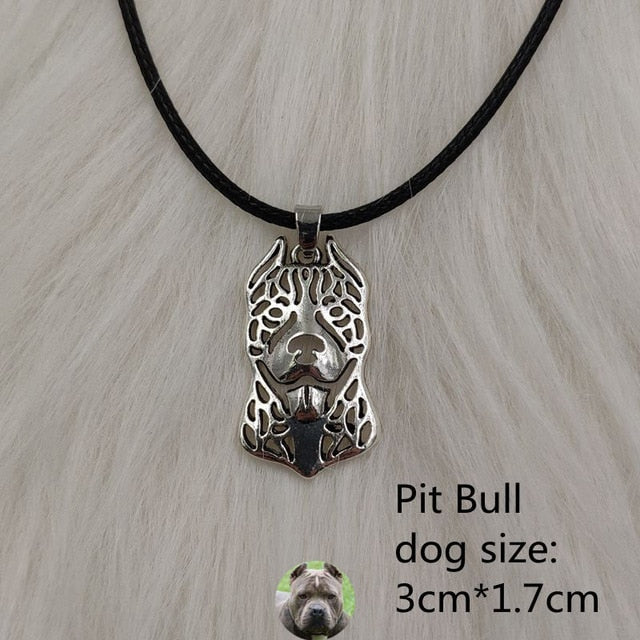 Dog Antique Silver Pendant{VIP Gift}