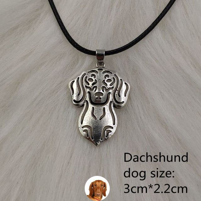 Dog Antique Silver Pendant{VIP Gift}