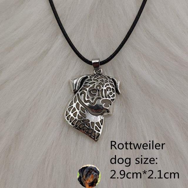 Dog Antique Silver Pendant{VIP Gift}