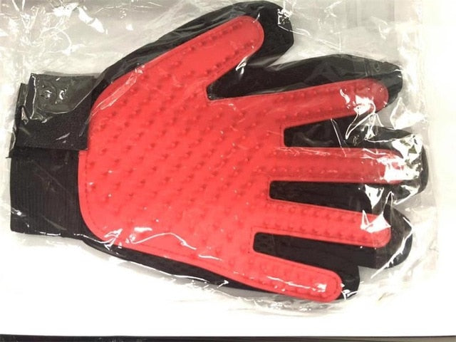 Grooming Shedding Brush Silicone Pet Hair Removal Bath Cleaner - ChoiceBird