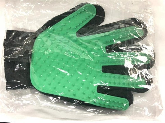 Grooming Shedding Brush Silicone Pet Hair Removal Bath Cleaner - ChoiceBird