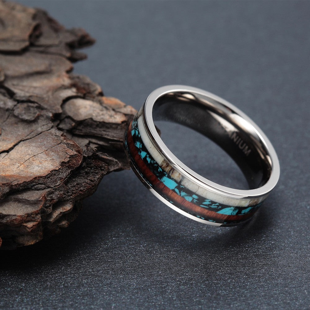 Natural Titanium Ring - ChoiceBird