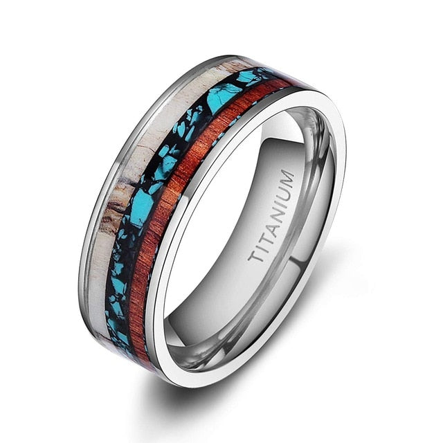 Natural Titanium Ring - ChoiceBird