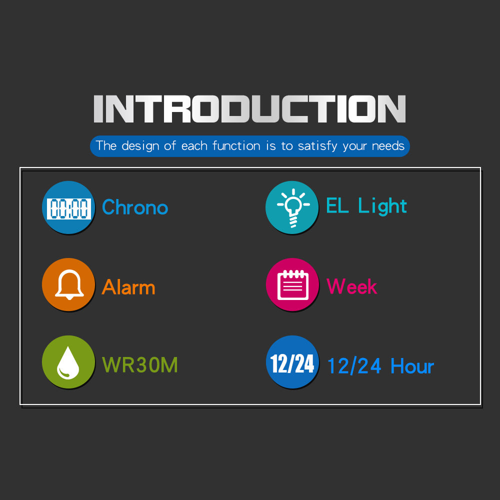 Sport LED Waterproof Wrist Watch