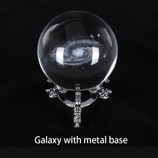 Amazing Engraved Galaxy Crystal Lamp - ChoiceBird