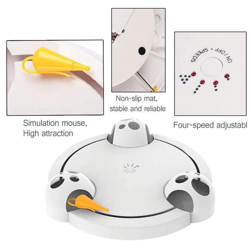 Interactive Mouse Pounce Cat Toy - ChoiceBird