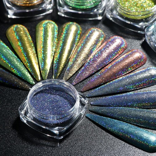 Holographic Nails Powder{VIP Gift}