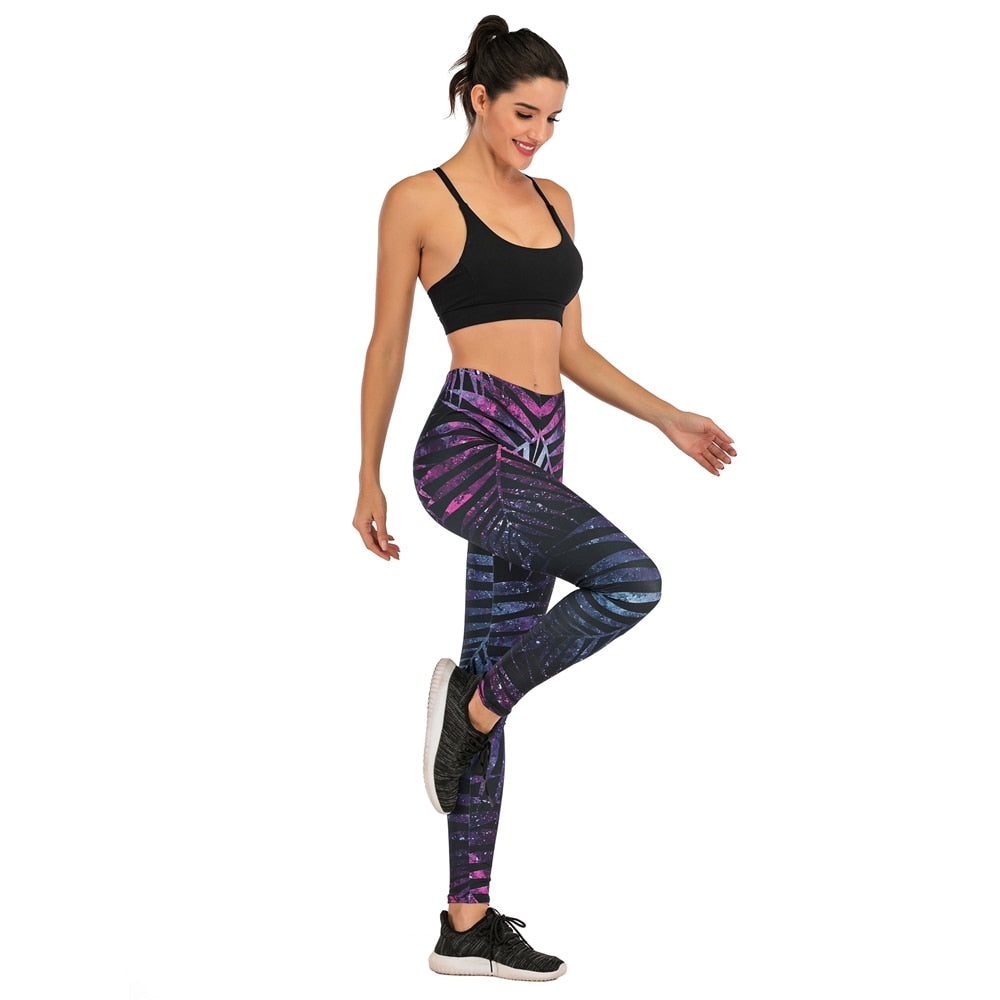 Fluorescent tree branch leggings{VIP Gift}