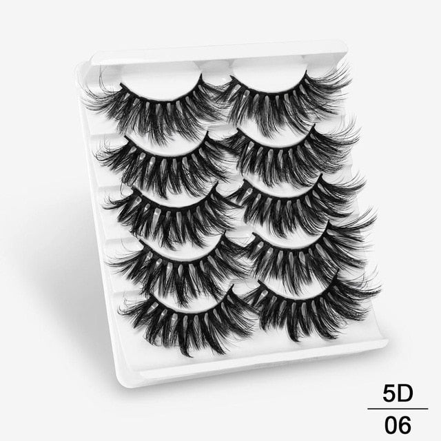 5 Pair 3D Mink Hair Eyelashes{VIP Gift}