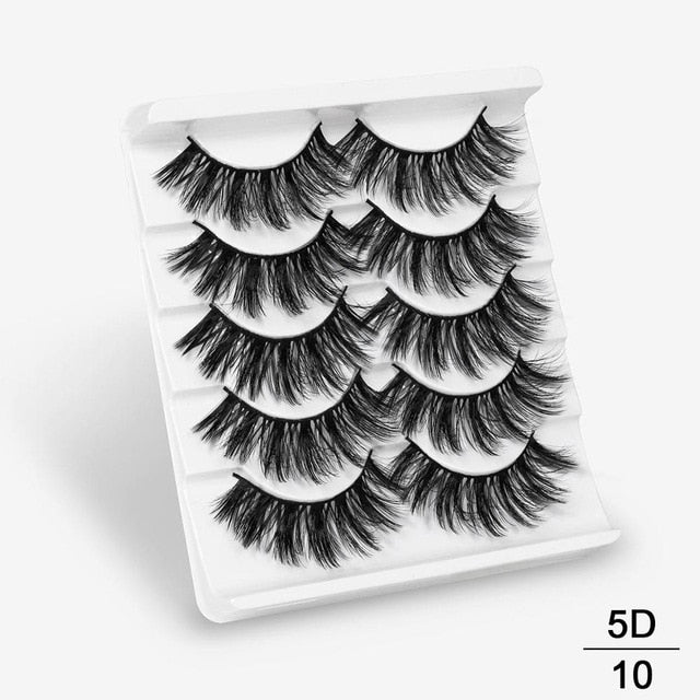 5 Pair 3D Mink Hair Eyelashes{VIP Gift}