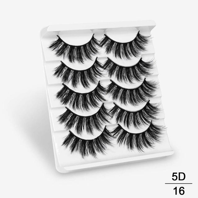 5 Pair 3D Mink Hair Eyelashes{VIP Gift}