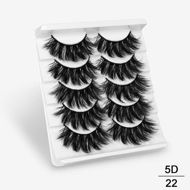 5 Pair 3D Mink Hair Eyelashes{VIP Gift}