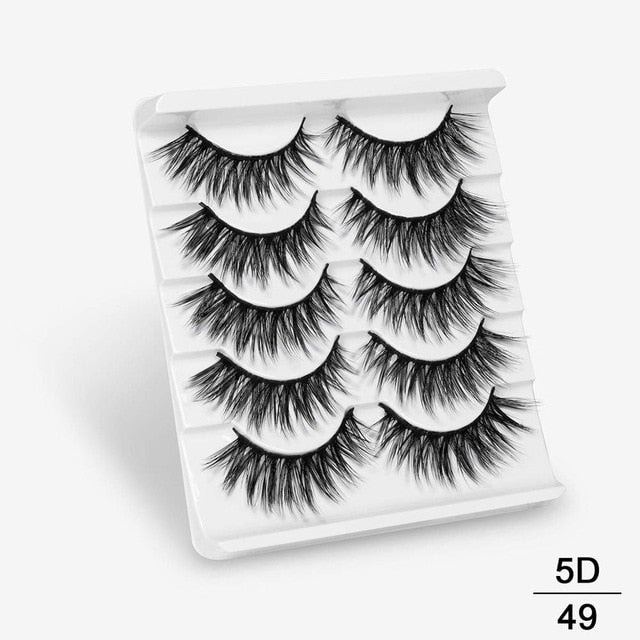 5 Pair 3D Mink Hair Eyelashes{VIP Gift}