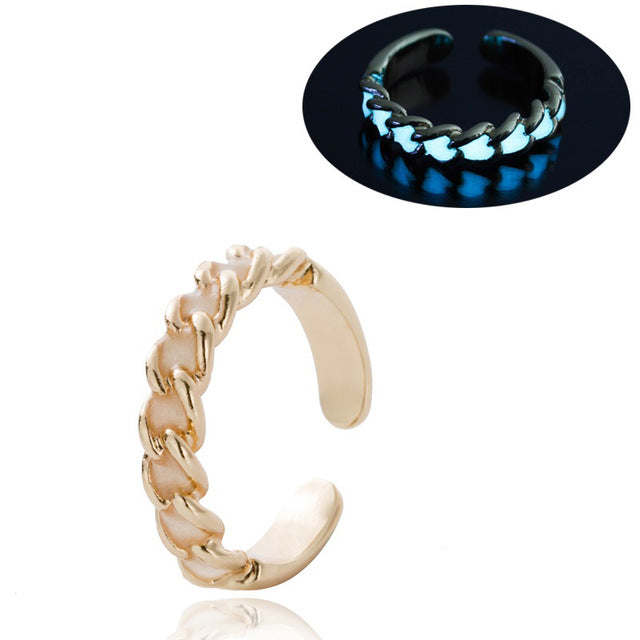 Heart Shape Luminous Ring{VIP Gift}
