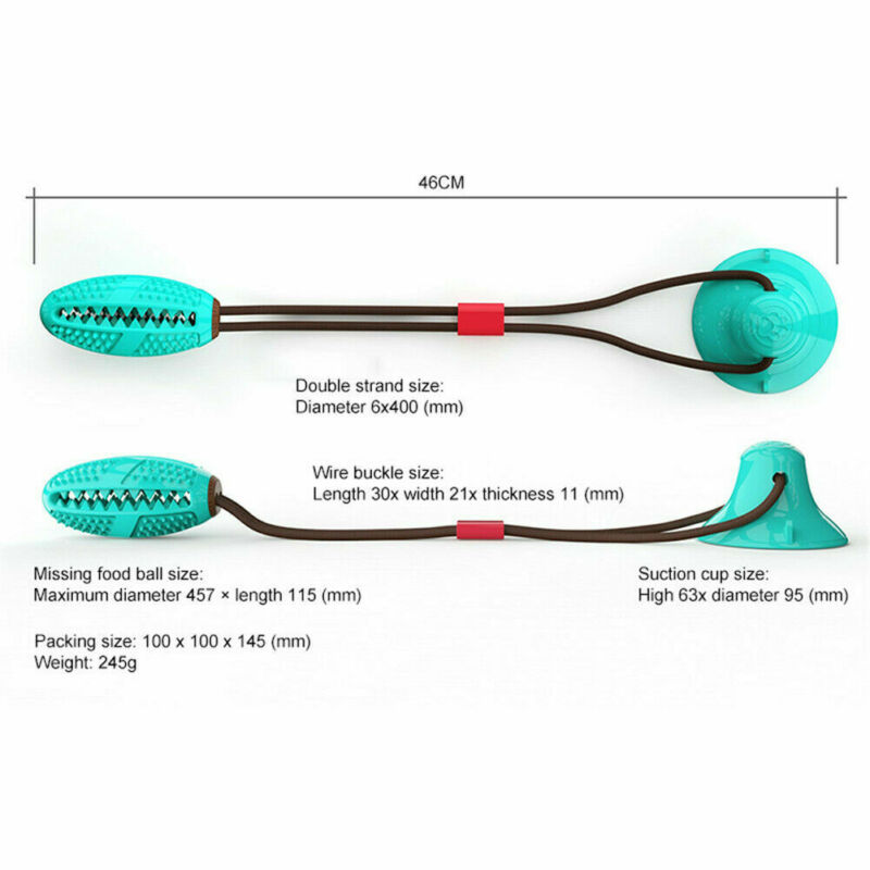 Pet Molar Bite Chew Rubber Dog Toy