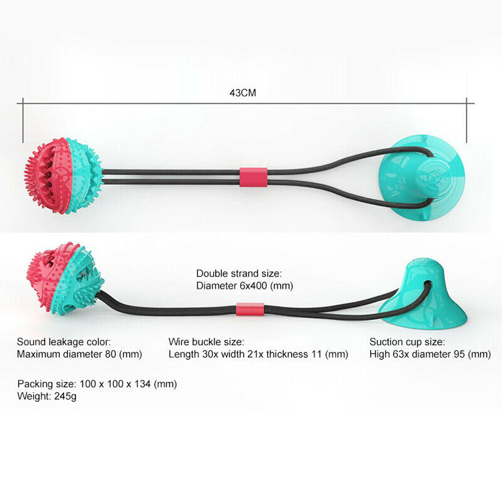 Pet Molar Bite Chew Rubber Dog Toy