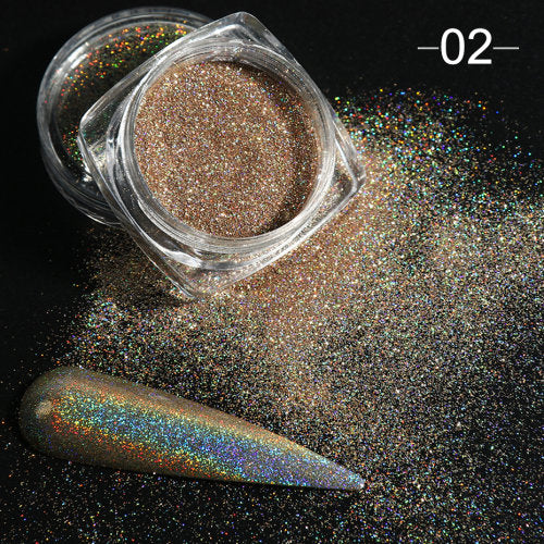 Holographic Nails Powder{VIP Gift}