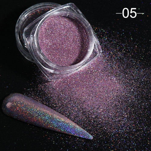 Holographic Nails Powder{VIP Gift}