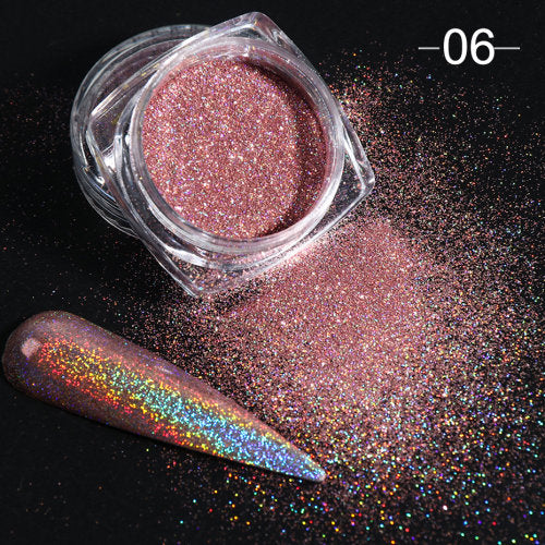 Holographic Nails Powder{VIP Gift}