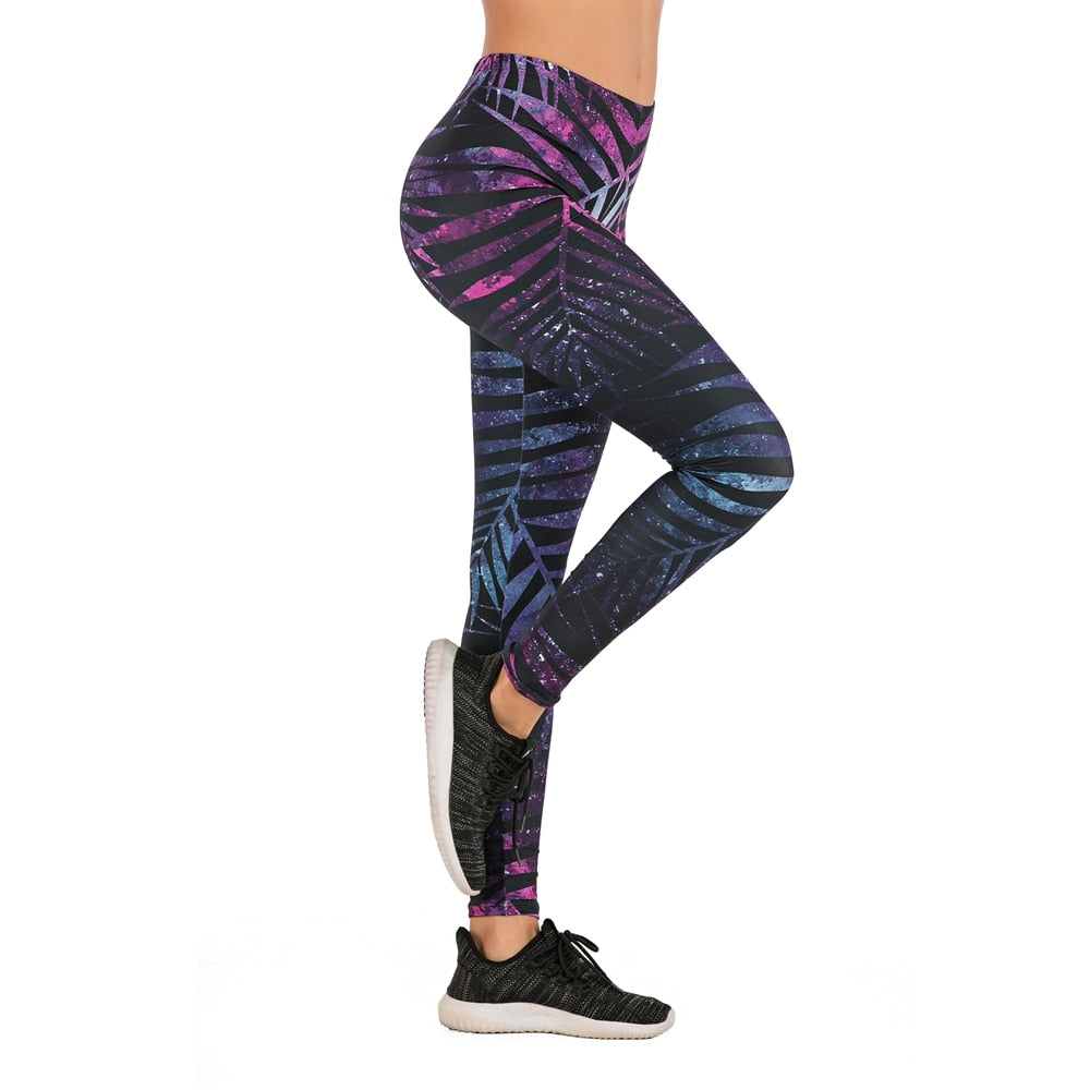 Fluorescent tree branch leggings{VIP Gift}