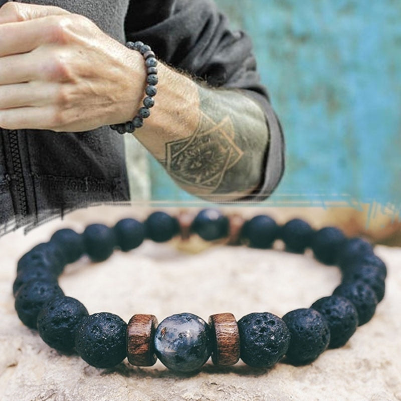 Natural Moonstone Luxury Men Bracelet