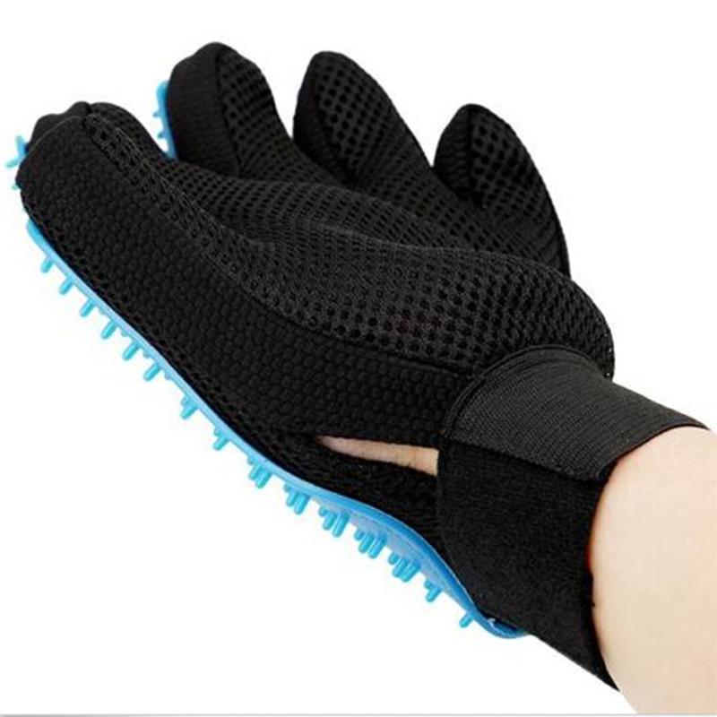 Grooming Shedding Brush Silicone Pet Hair Removal Bath Cleaner - ChoiceBird